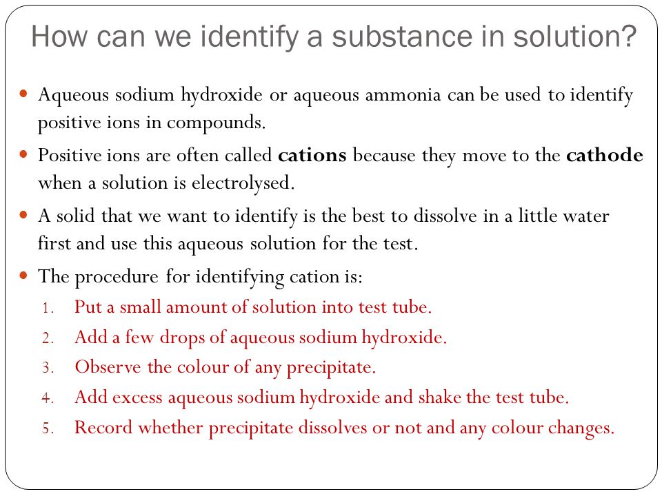 Using Sodium Hydroxide Solution to Identify Metal Ions - Video & Lesson  Transcript