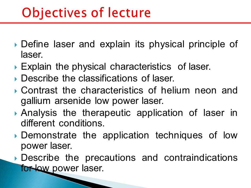 Low Level Laser Therapy - ppt video online download