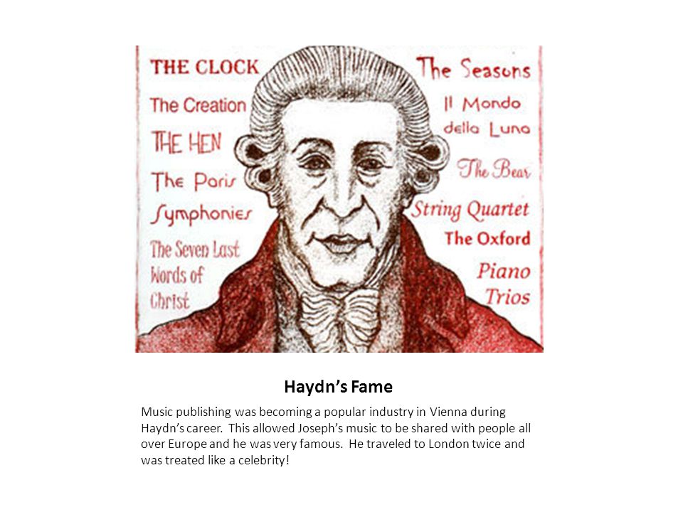 Haydn’s Fame