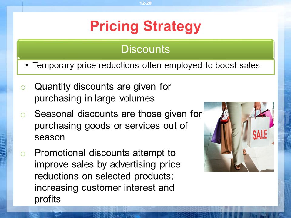 Pricing Strategy Discounts