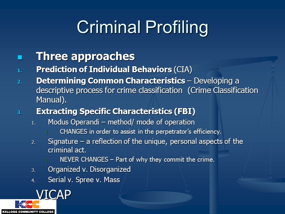 Criminal Psychology Chapter 4 Techniques of Criminal Investigation: - ppt  video online download