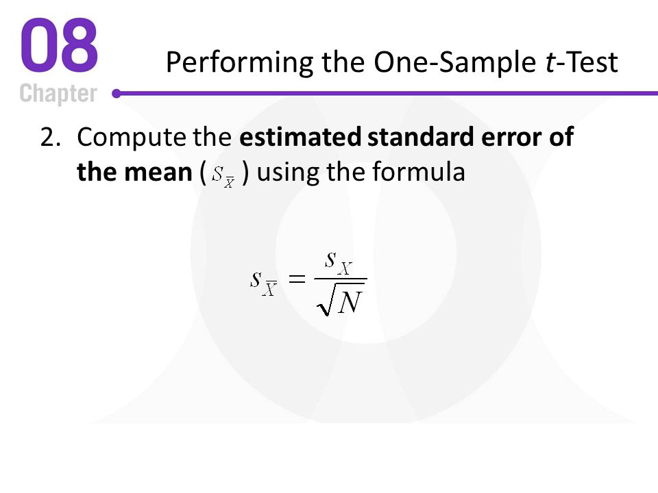 Performing the One-Sample t-Test