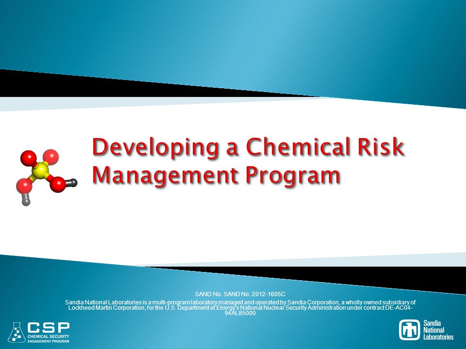 Developing a Chemical Risk Management Program