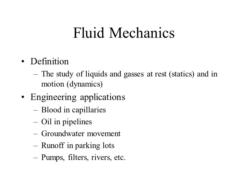 Detector Antídoto cadena Elementary Mechanics of Fluids - ppt video online download