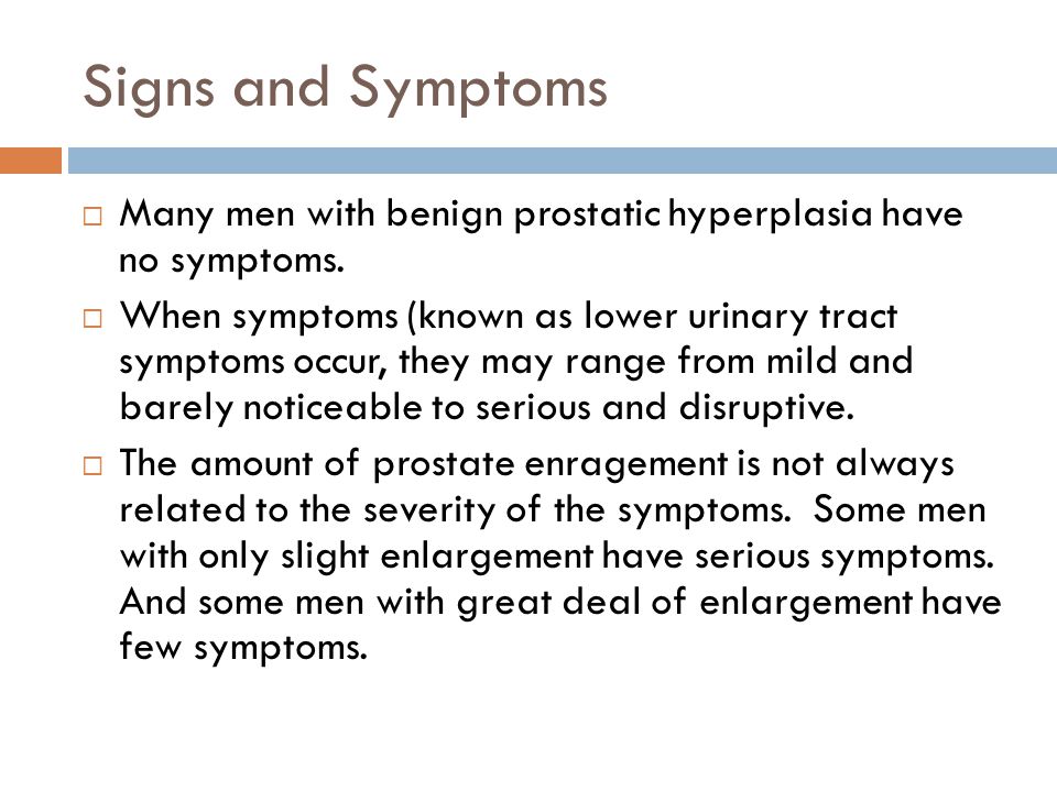 benign prostatic hyperplasia ppt