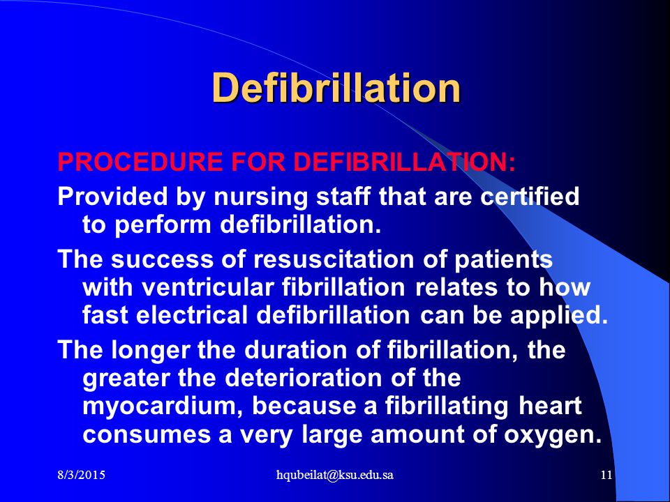 defibrillation