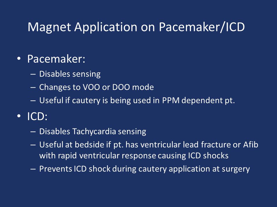 Pacemakers and Implantable Cardioverter Defibrillators - ppt video online  download