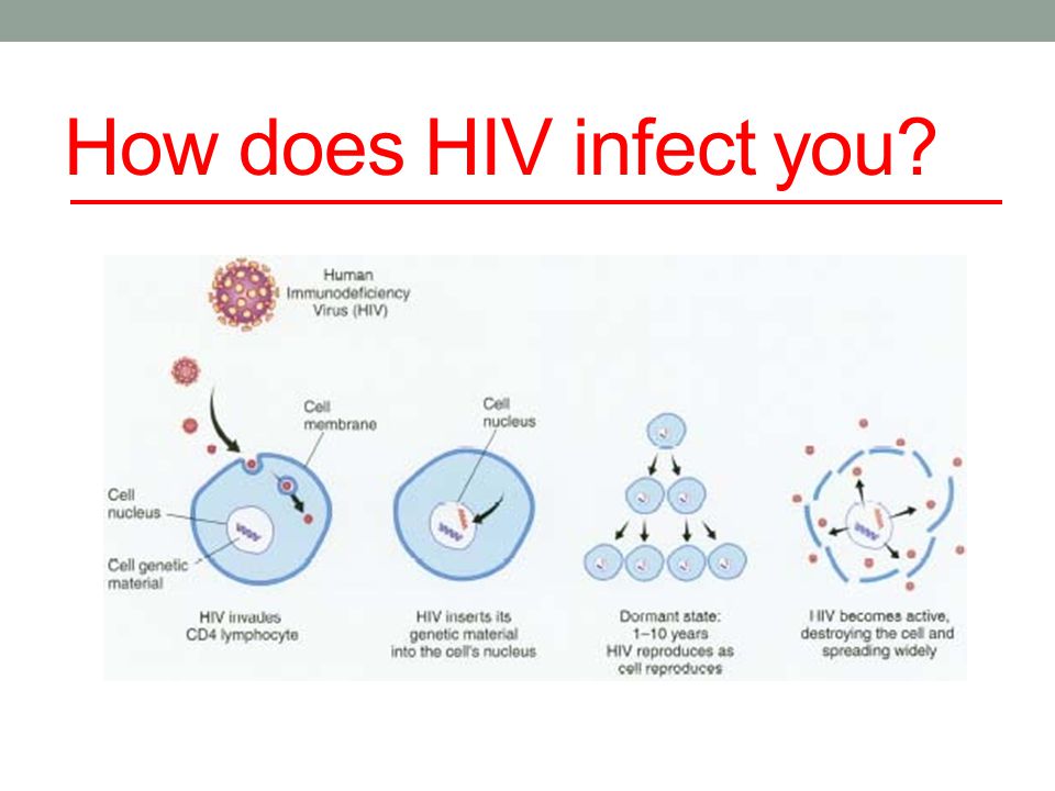 How does HIV infect you
