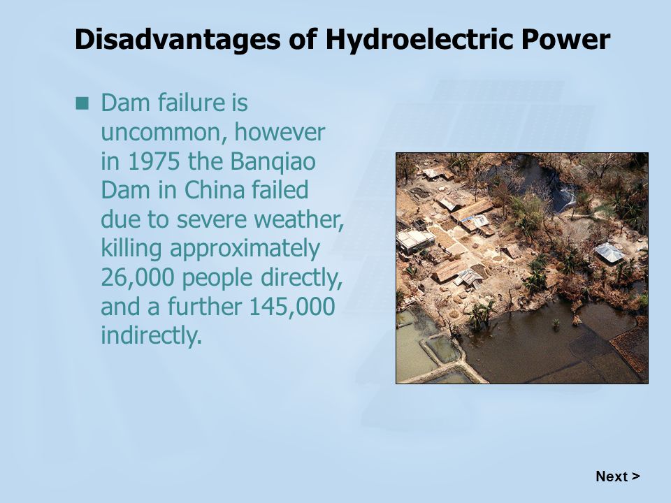 Disadvantages of Hydroelectric Power