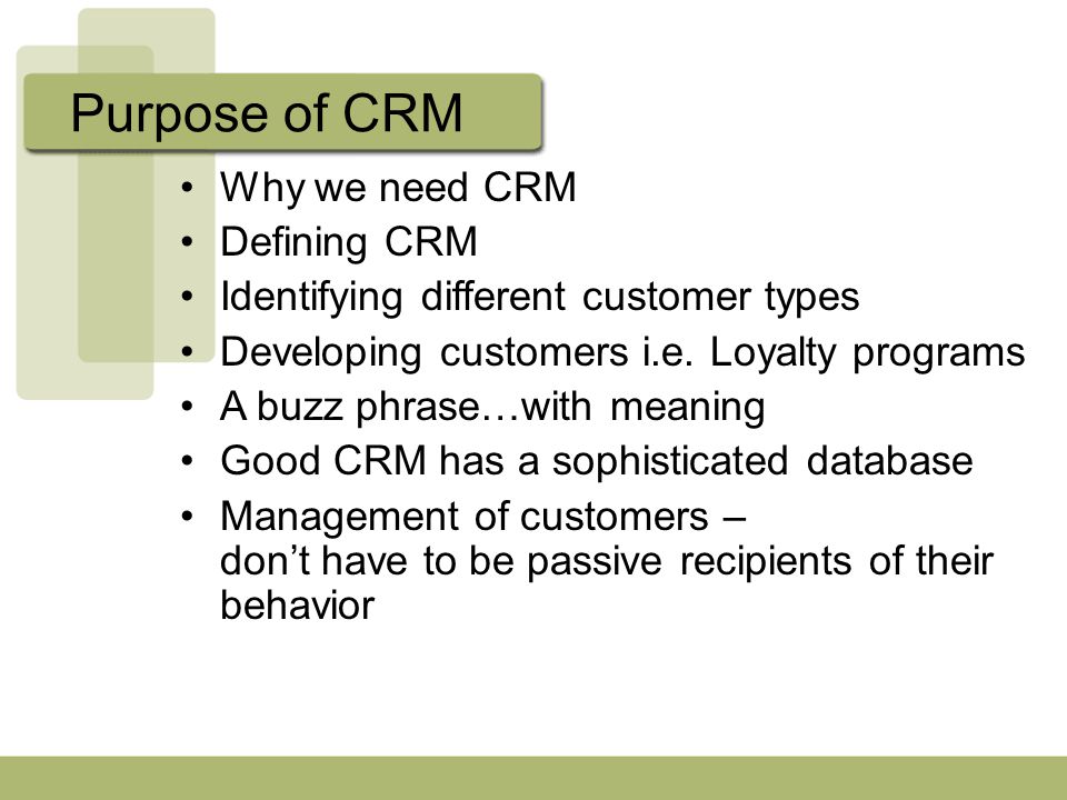 what is the definition of customer relationship management