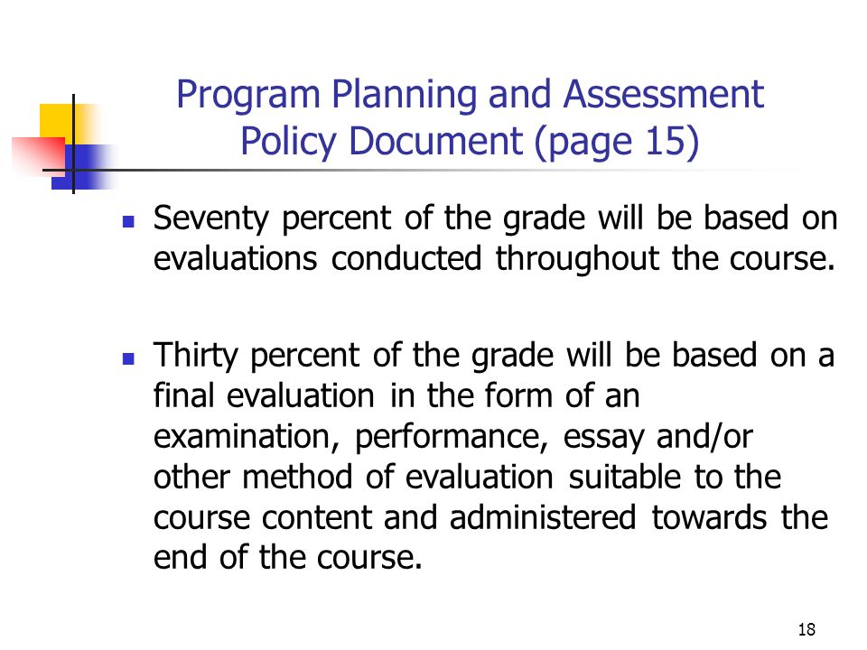 Program Planning and Assessment Policy Document (page 15)