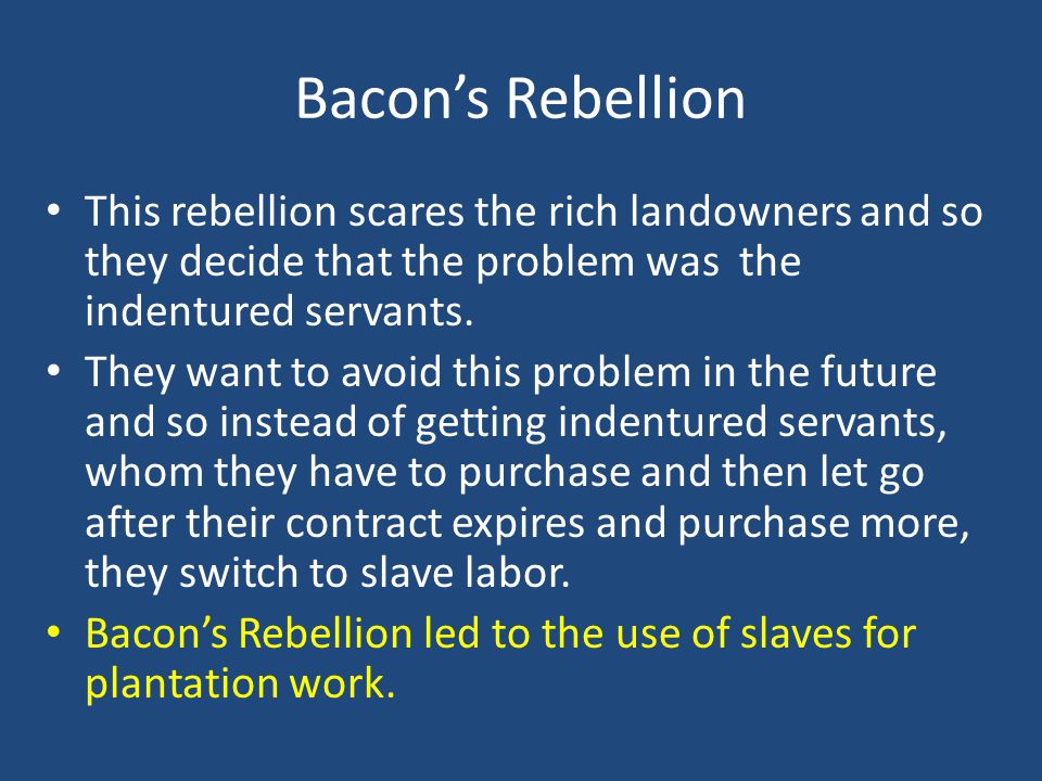 PPT - BACON'S REBELLION PowerPoint Presentation, free download