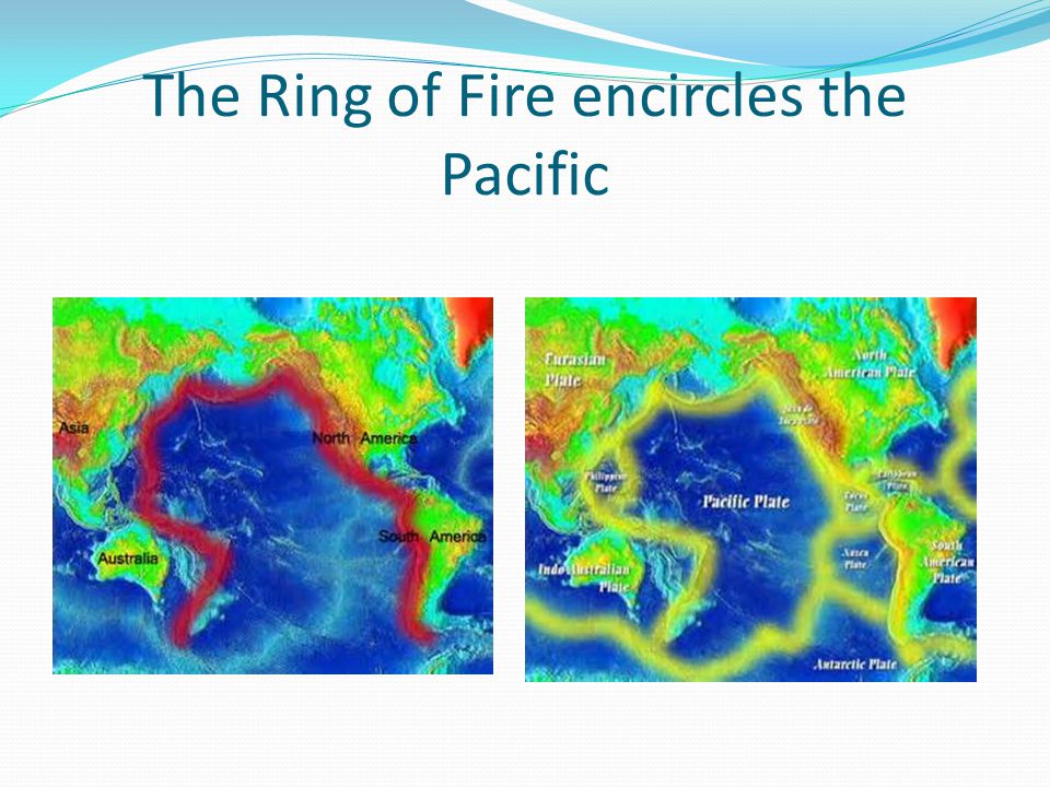 The Ring of Fire encircles the Pacific