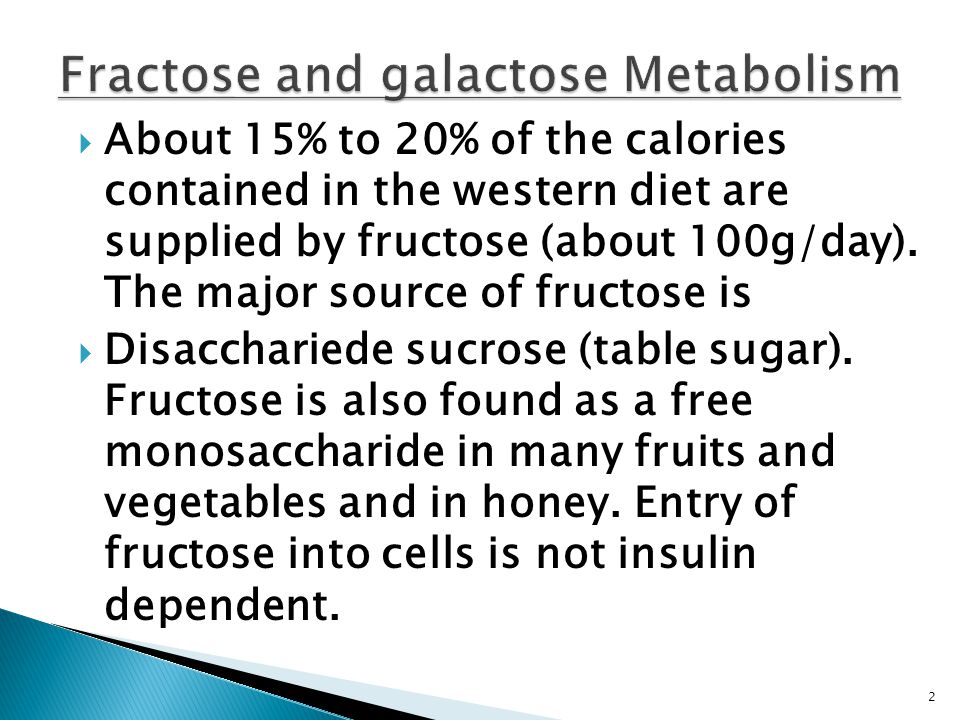 PKU, Sorbitol, & Galactose/Fructose Disorders