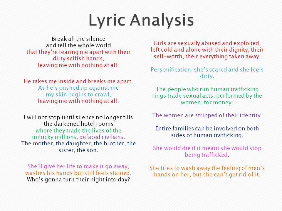 Song Analysis By Kayla Mikayla Ppt Download Song Analysis By Kayla Mikayla Ppt Download