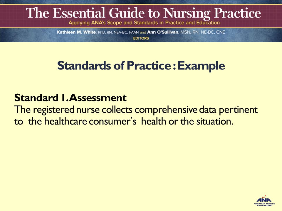 Standards of Practice : Example