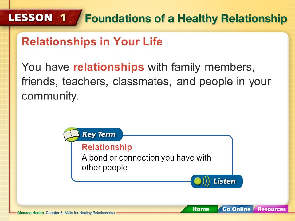 Relationships in Your Life