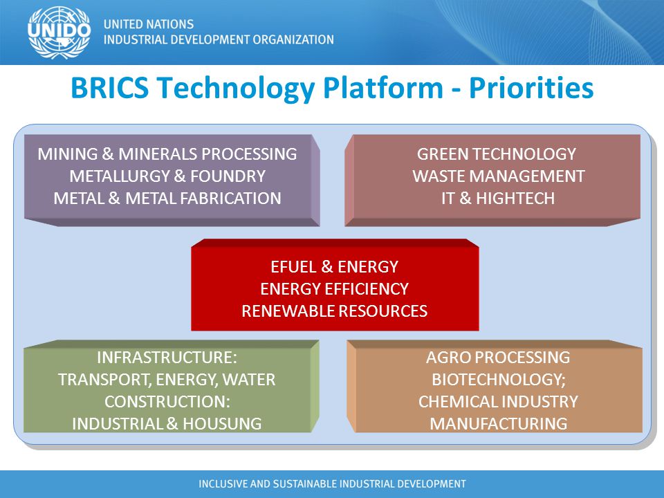 BRICS Technology Platform - Priorities