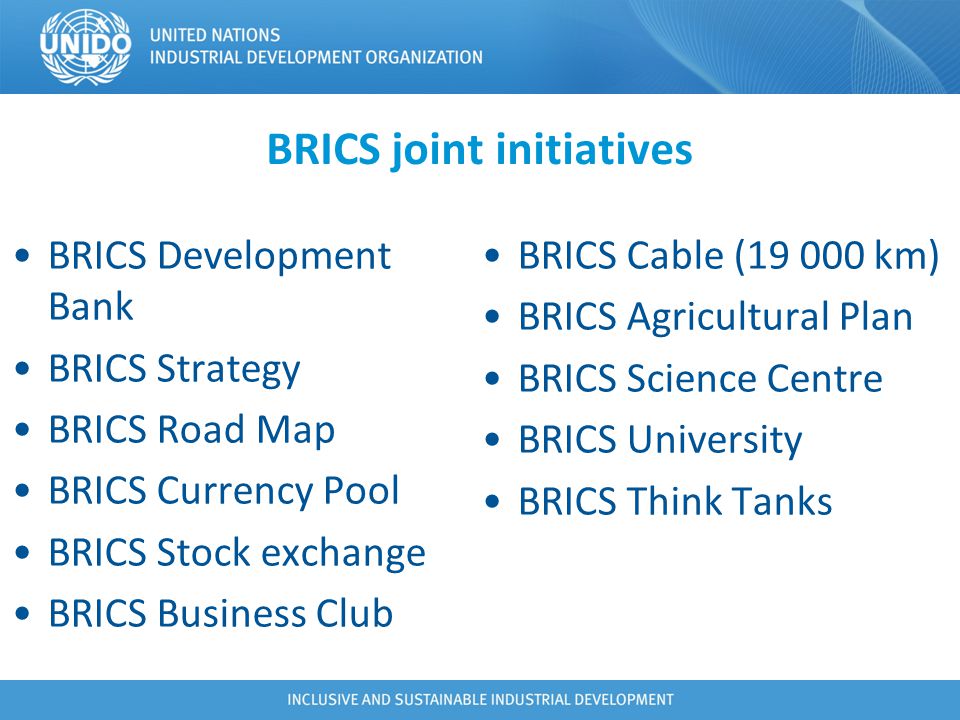 BRICS joint initiatives