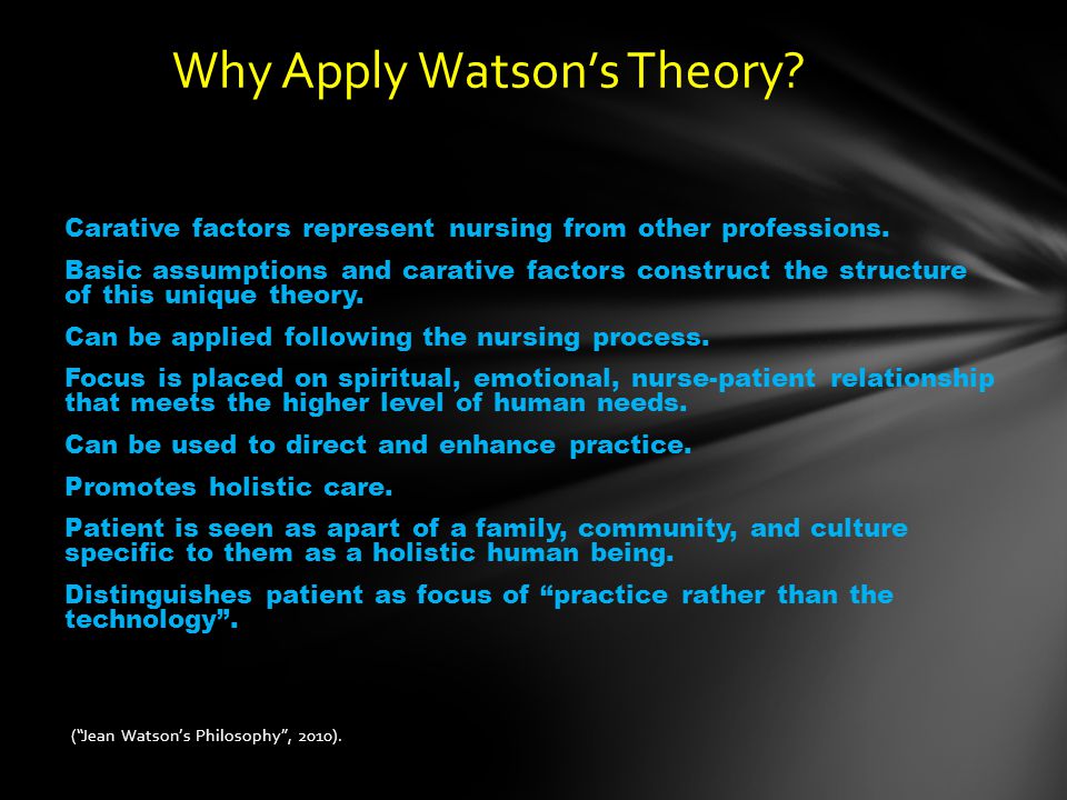 Application of Jean Watson's Theory of Human Caring - ppt download