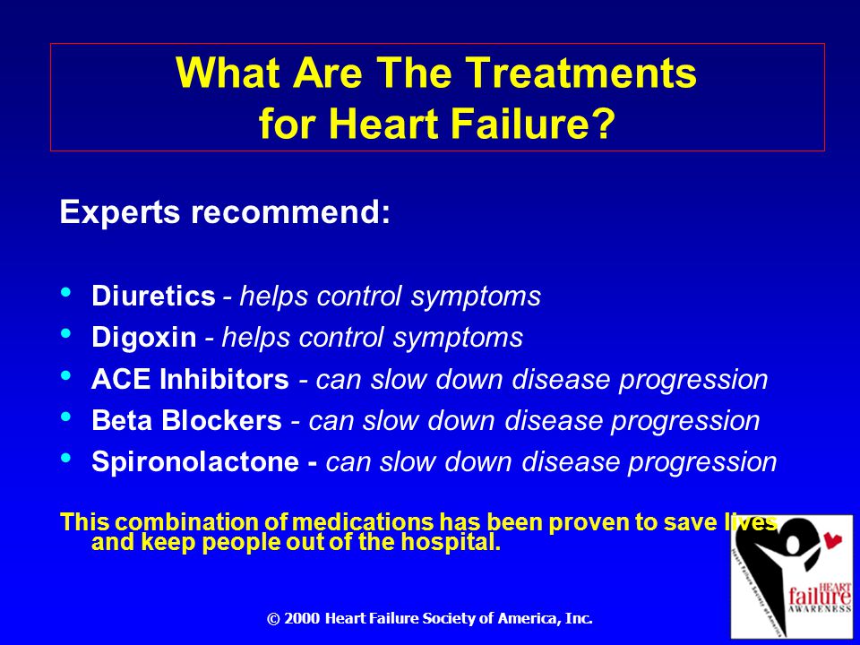What Are The Treatments for Heart Failure