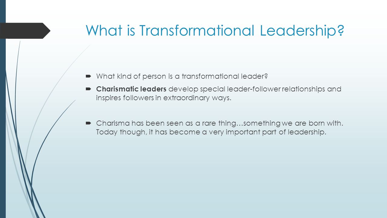 transformational leadership - ppt download
