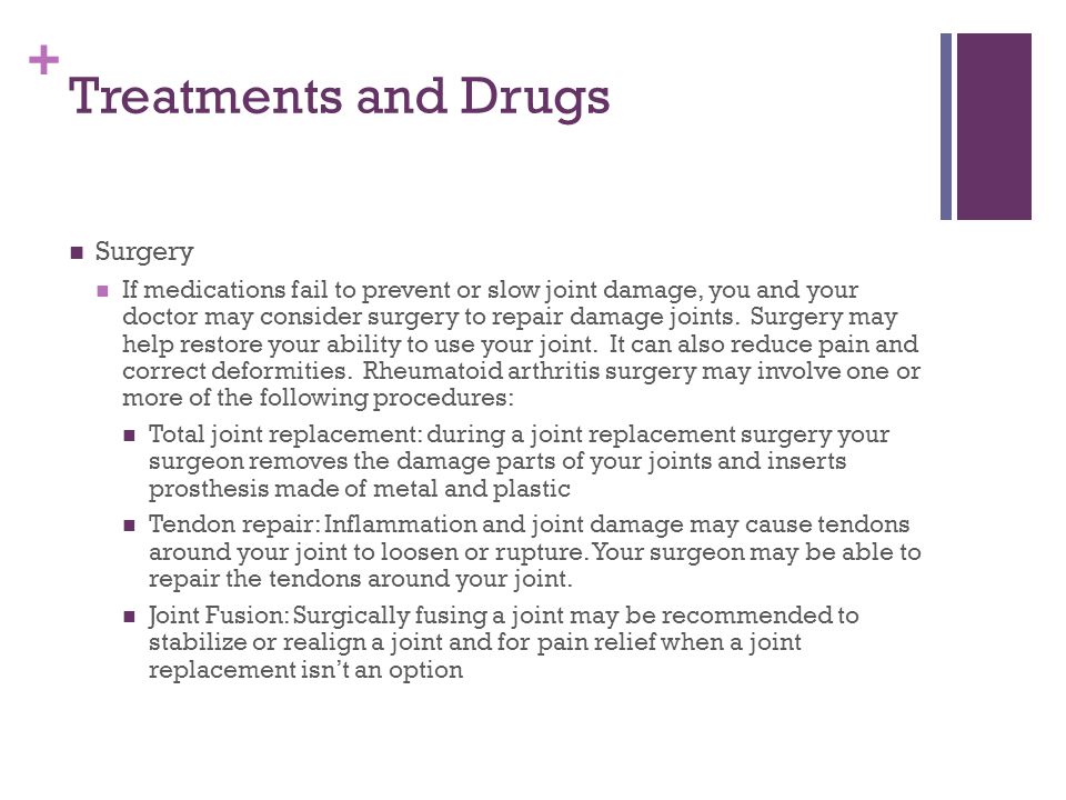 Treatments and Drugs Surgery