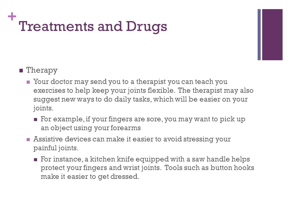 Treatments and Drugs Therapy
