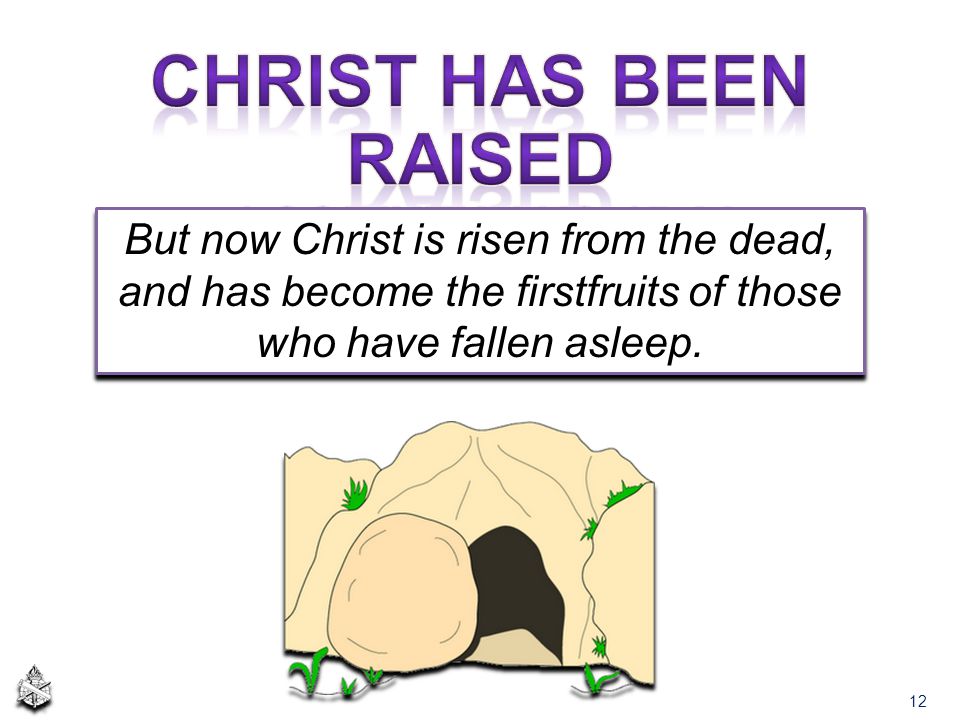 Christ has been Raised 1 Corinthians 15:20