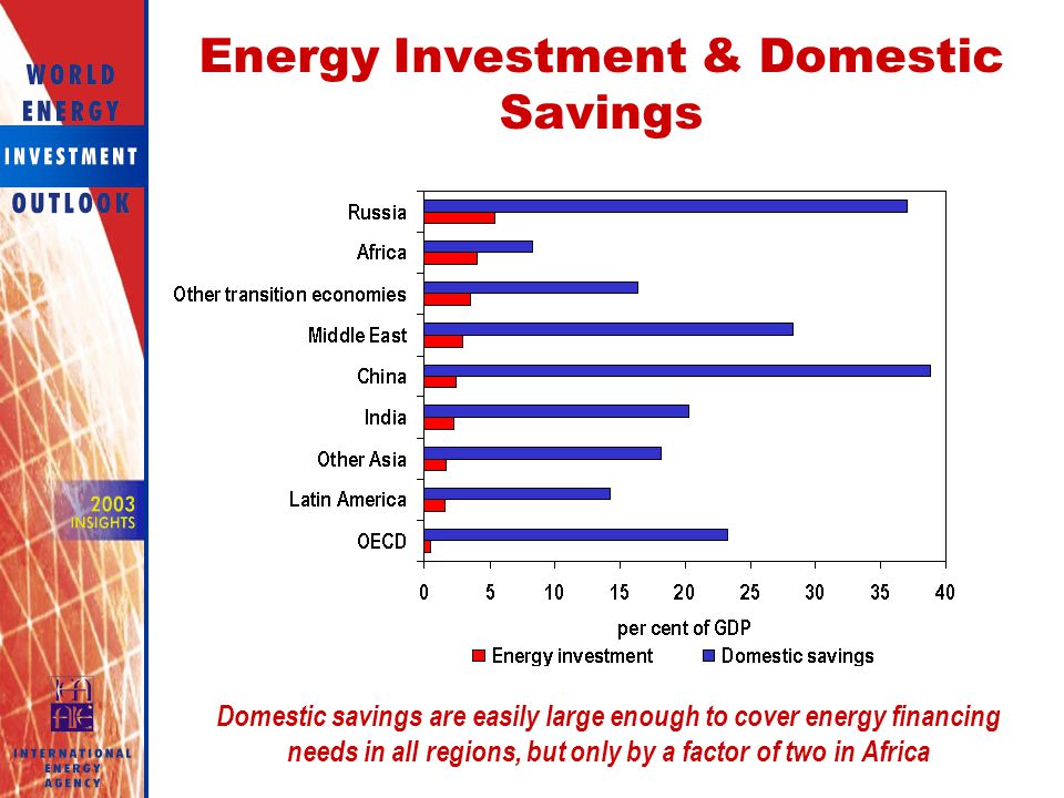 Energy Investment & Domestic Savings