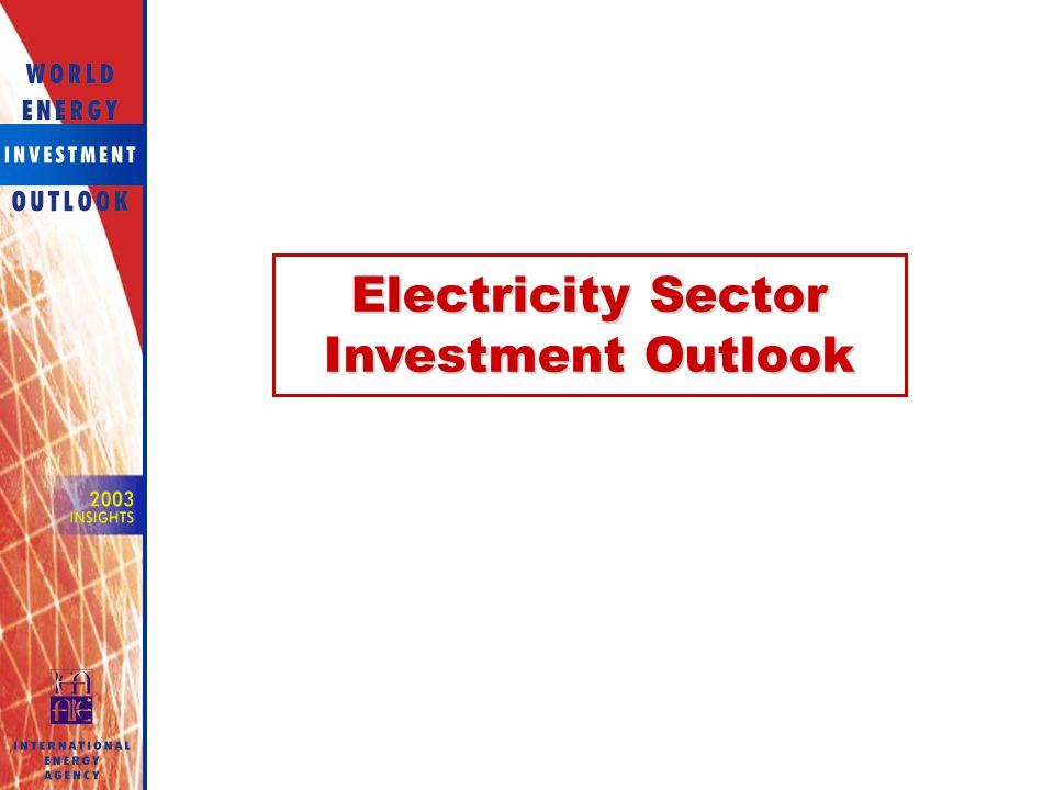 Electricity Sector Investment Outlook