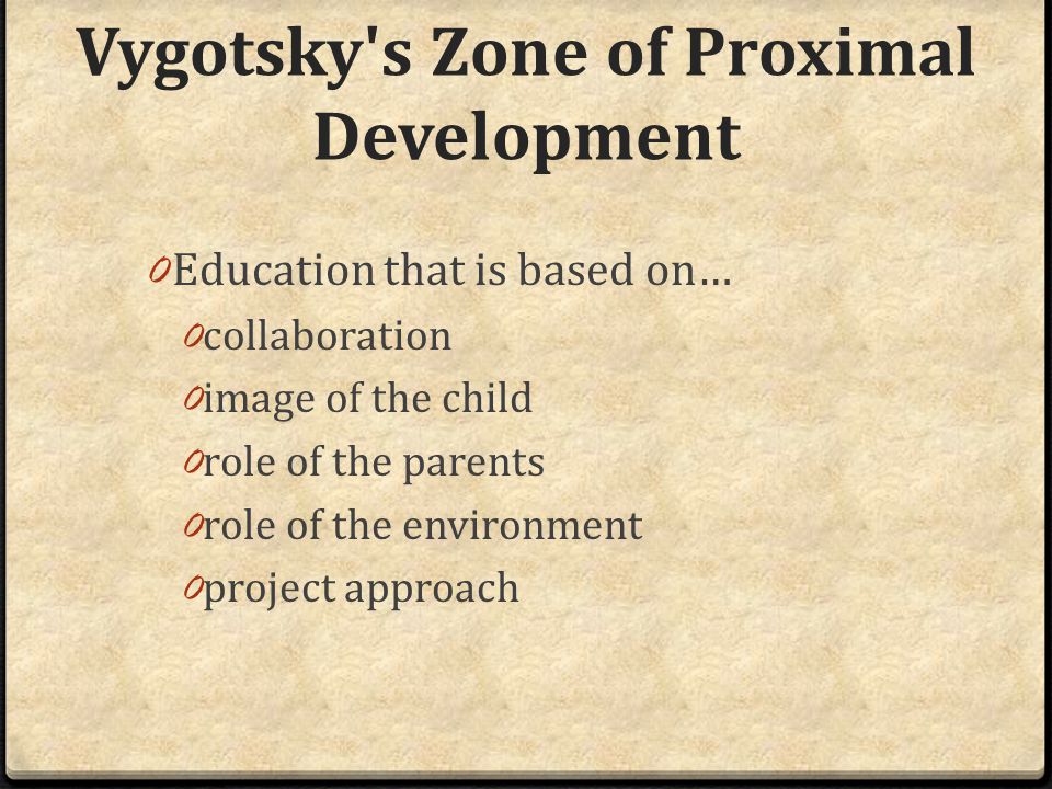 Vygotsky s Zone of Proximal Development
