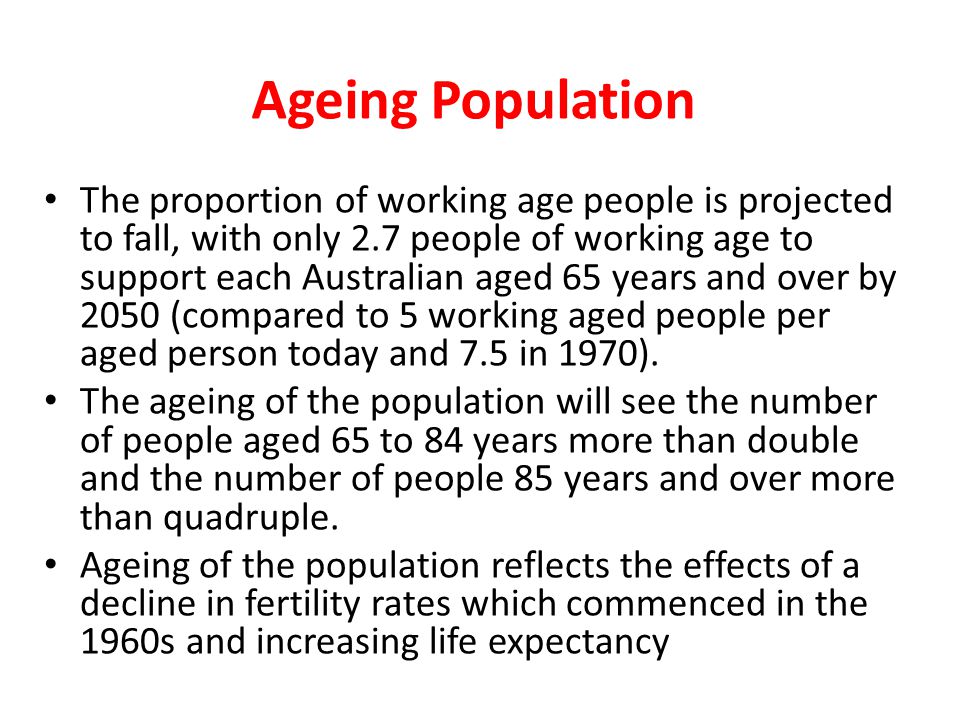Ageing Population