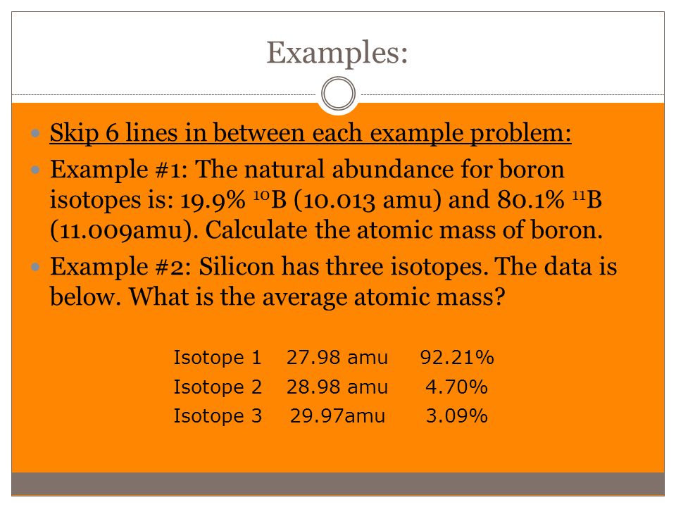 Boron Isotopes Boron Isotopes