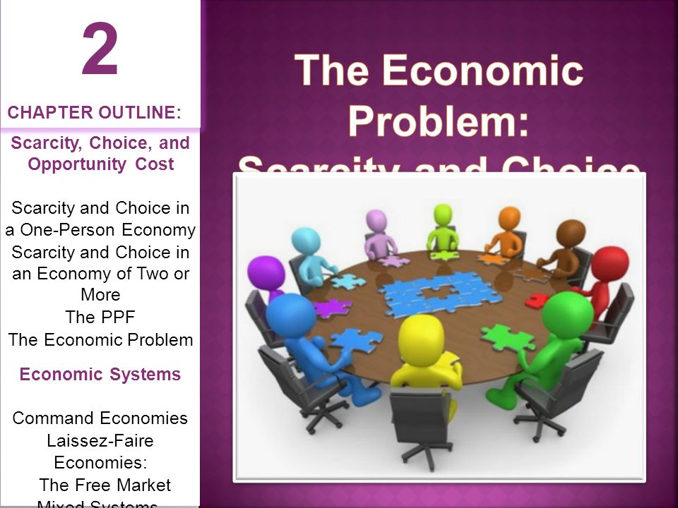 2 The Economic Problem: Scarcity and Choice CHAPTER OUTLINE: