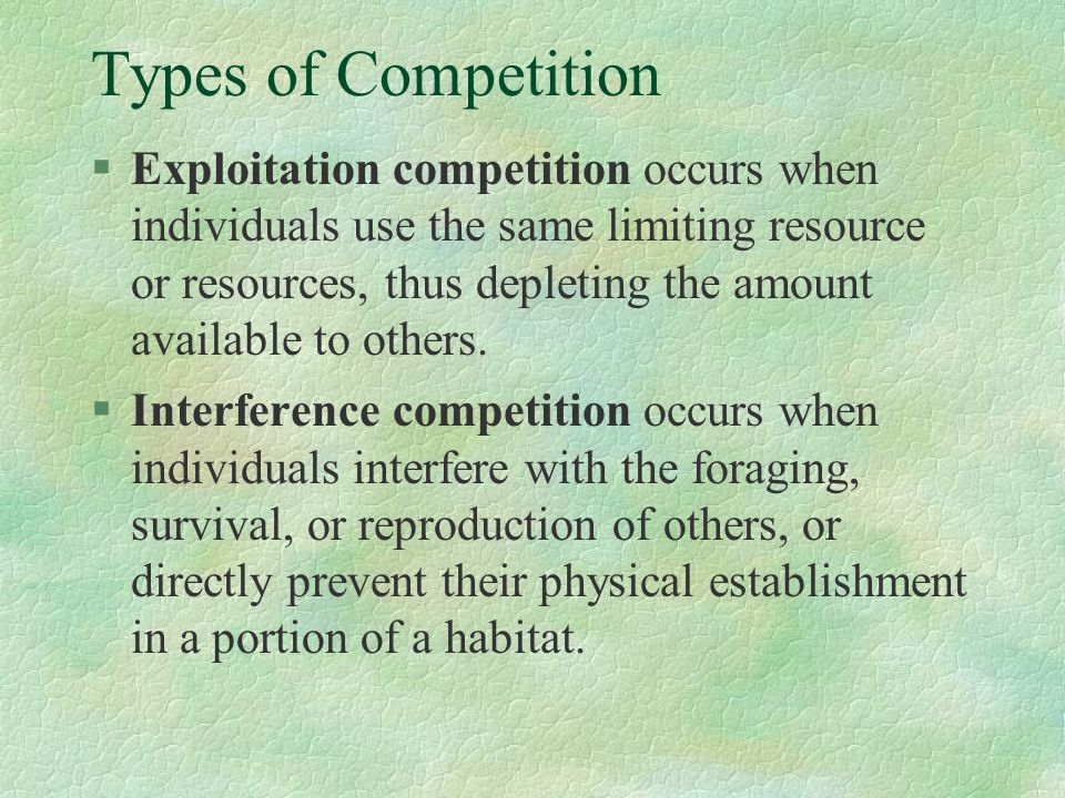 Interspecific Interactions Ppt Video Online Download