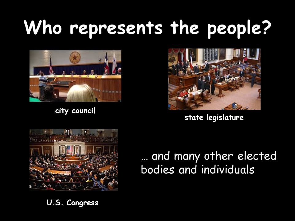 Who represents the people