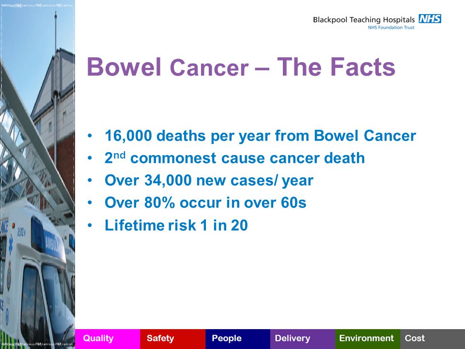 Bowel Cancer – The Facts