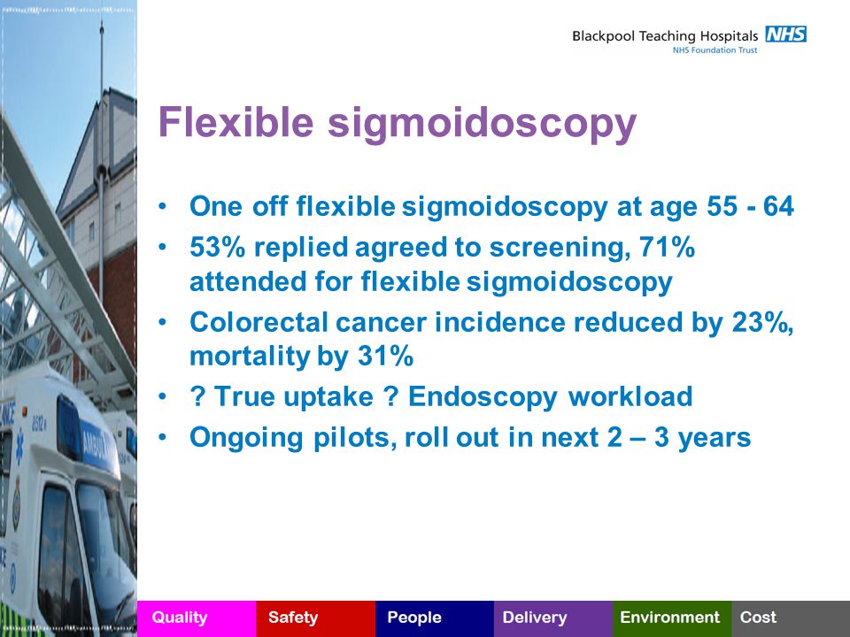 Flexible sigmoidoscopy