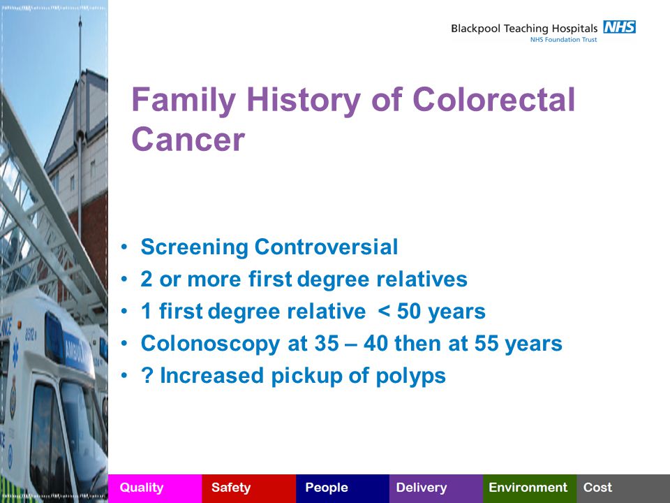 Family History of Colorectal Cancer