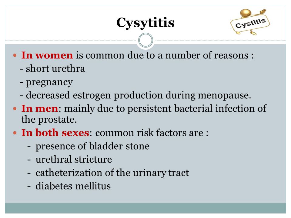 diabetes mellitus cystitis)