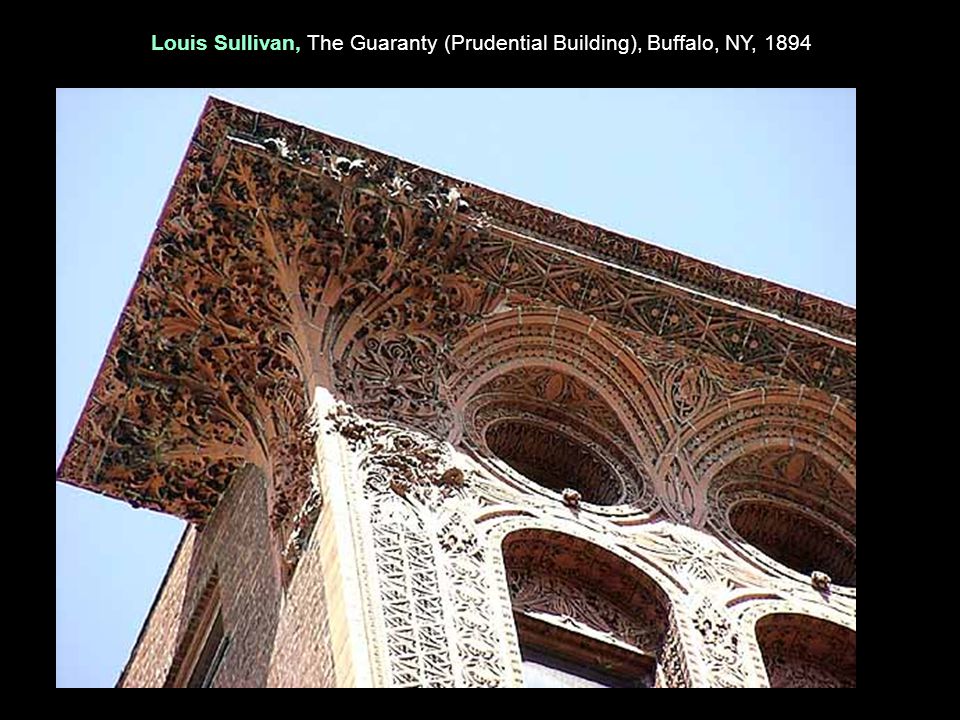 Louis Sullivan, The Guaranty (Prudential Building), Buffalo, NY, 1894