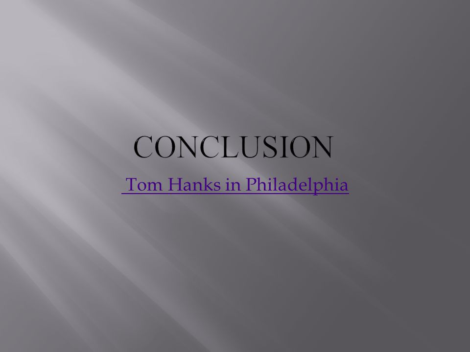 Tom Hanks in Philadelphia