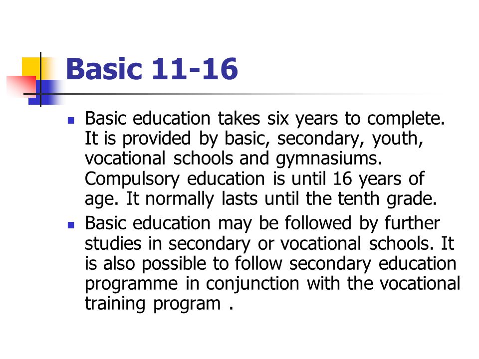 Basic 11-16
