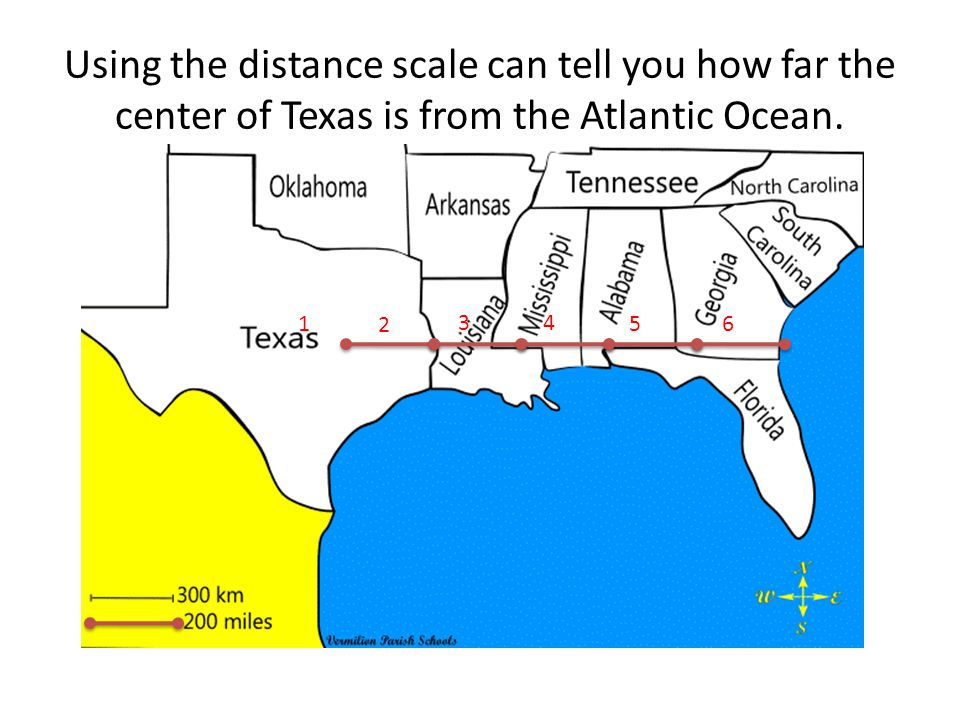 Nearly 1,200-Mile distance. The furthest distance