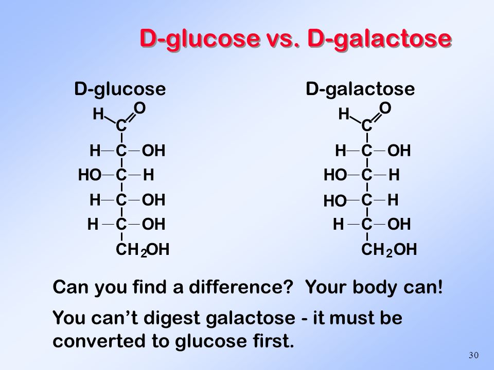 glucose galactose structure Structure  Function Biological Carbohydrates ppt and