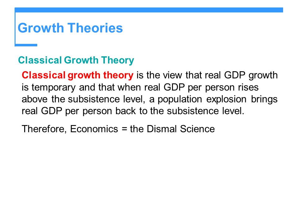 growth theory definition