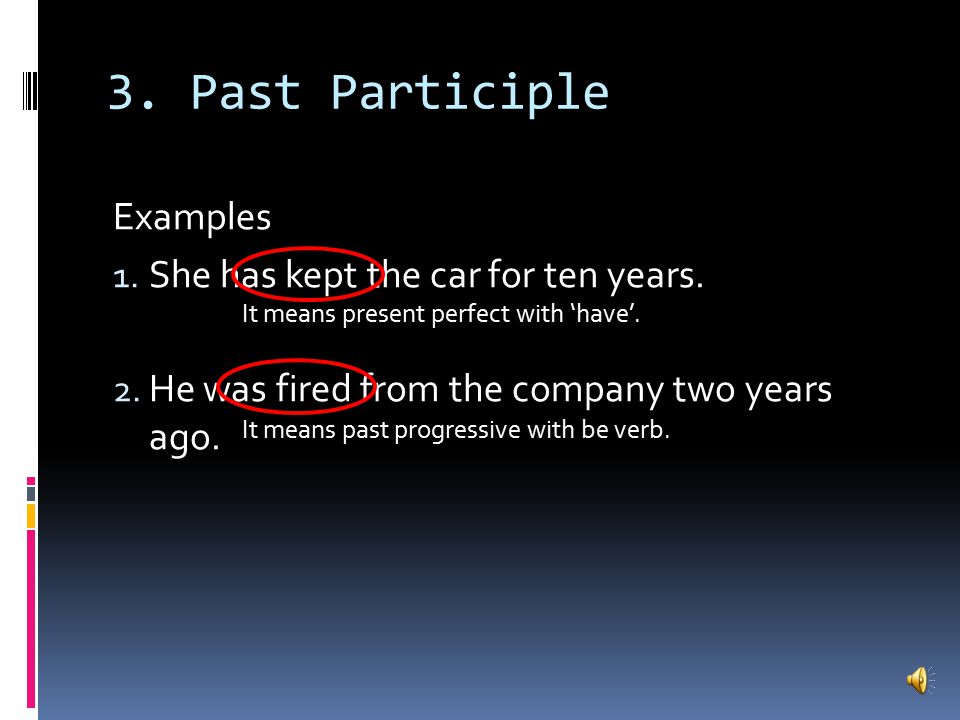 Participle Examples, What is a Participle?