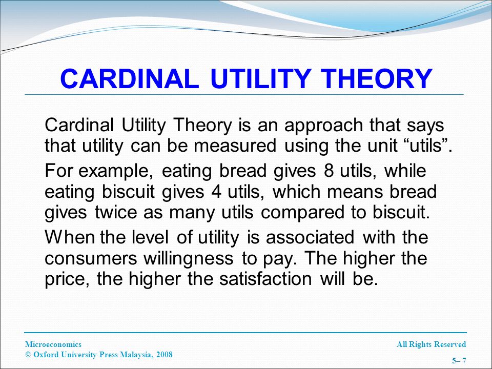 cardinal utility approach definition
