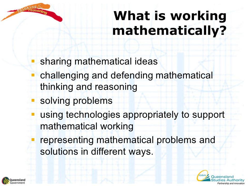 What is working mathematically